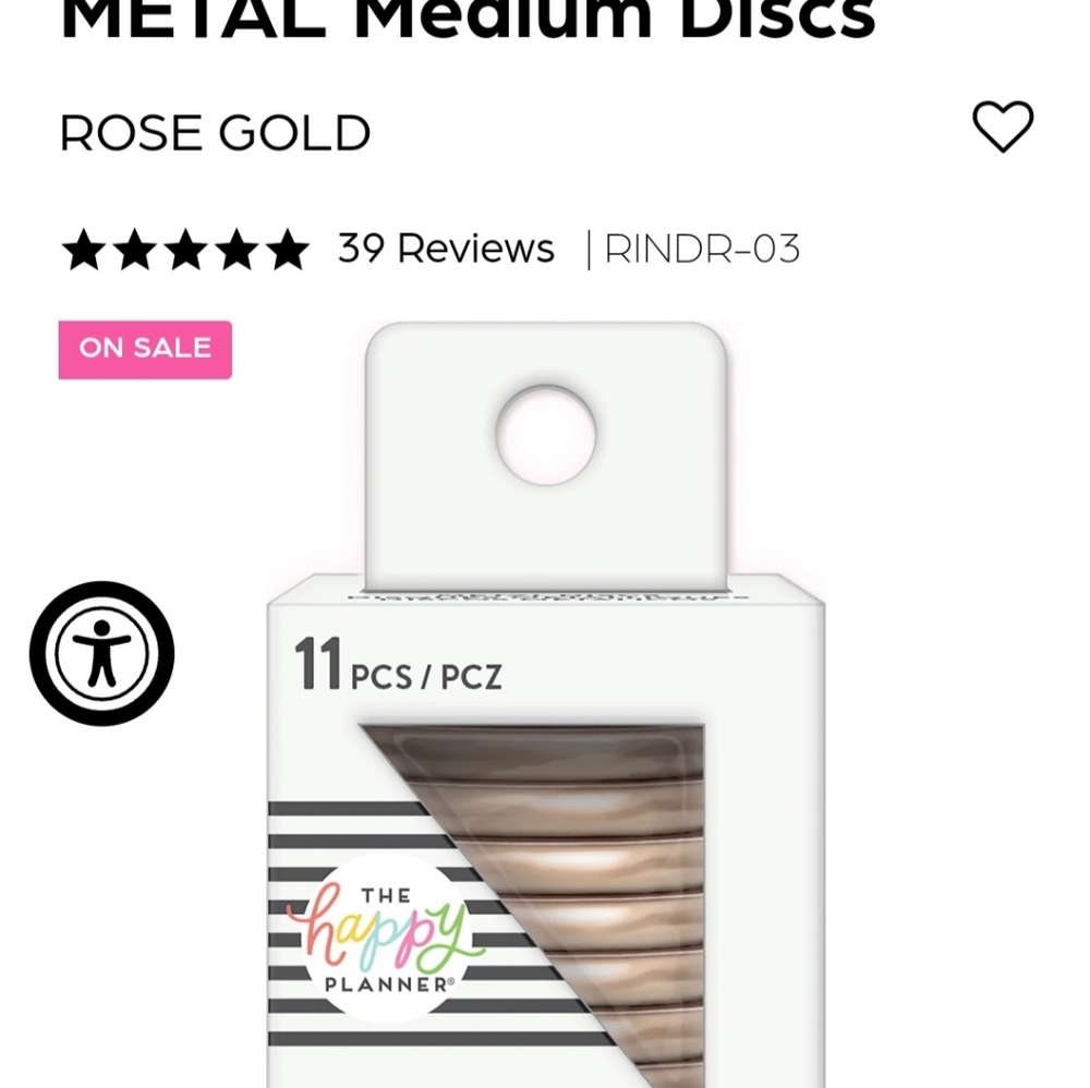 Happy Planner discs